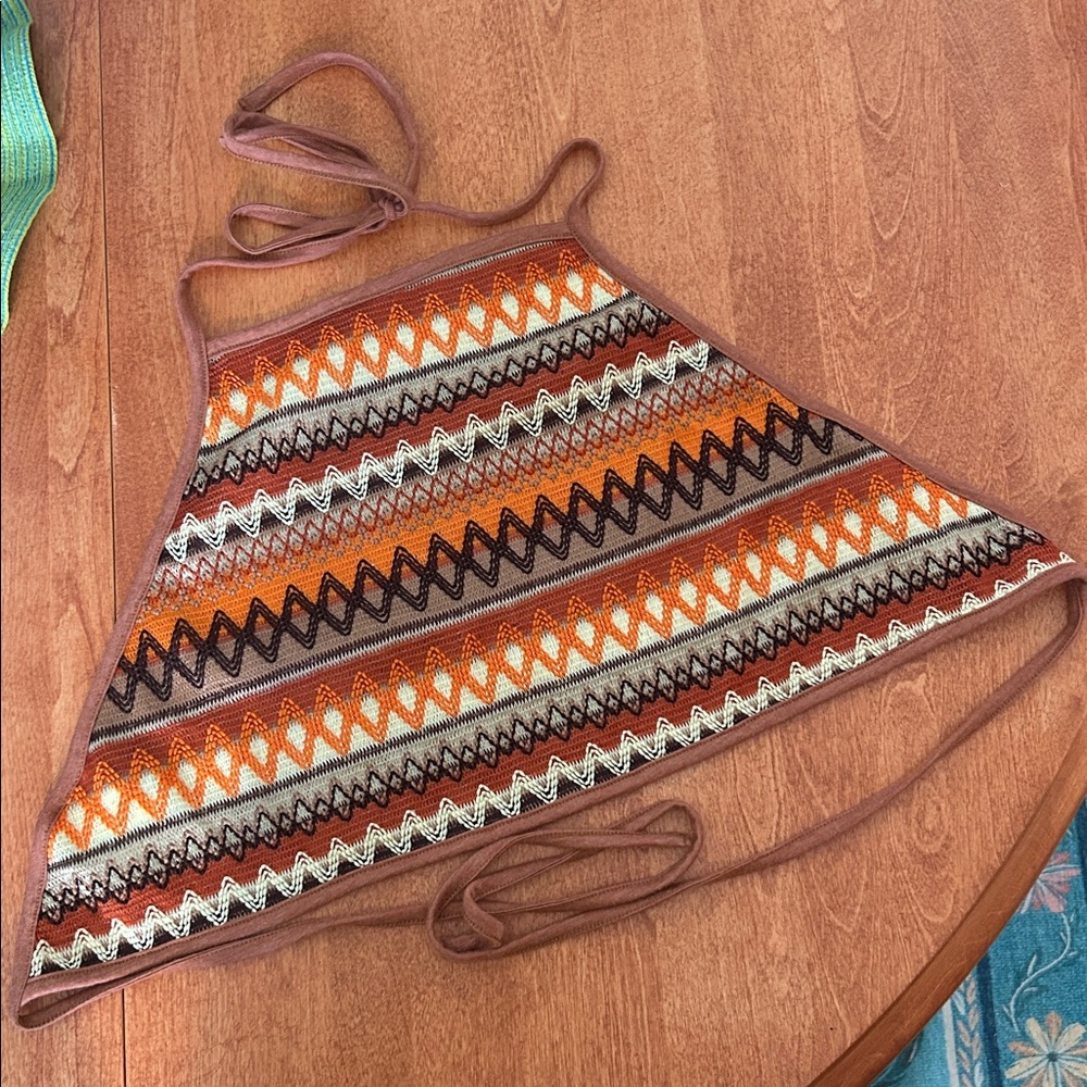 Bohemian Crochet Halter Top